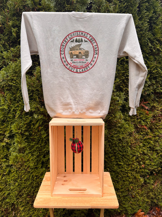 Country Christmas Tacoma Crewneck