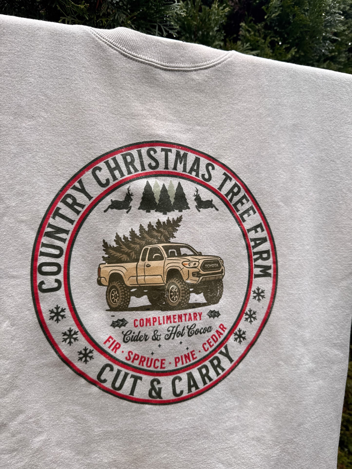 Country Christmas Tacoma Crewneck