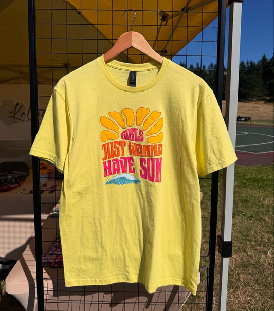 Girls Just Wanna Have Sun Tee