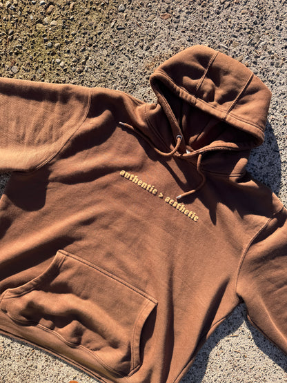 authentic > aesthetic hoodie